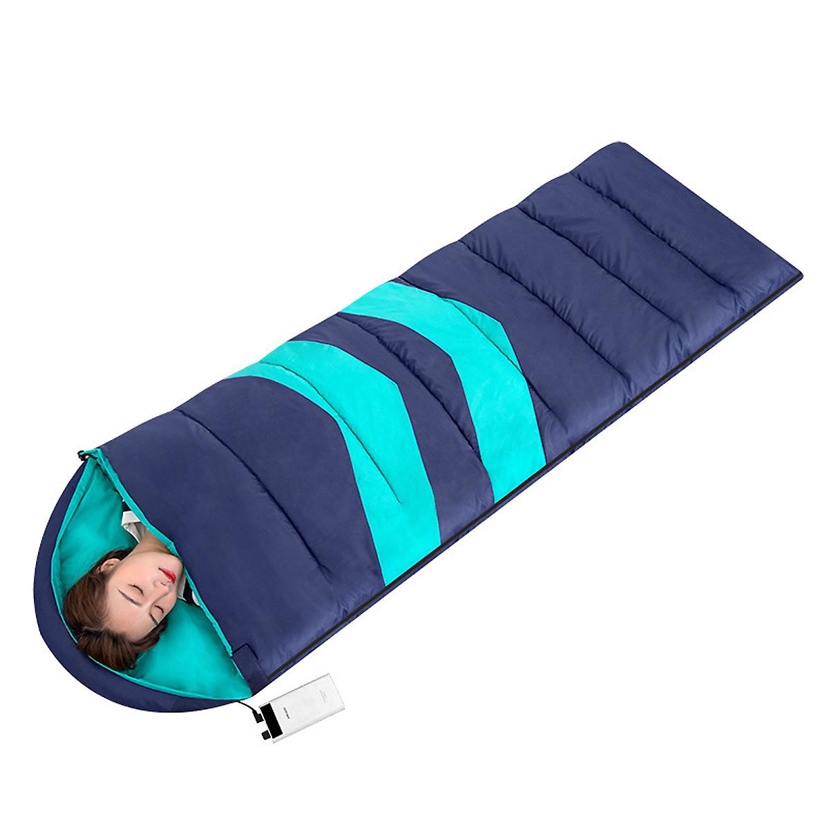 3 Modes Heating Sleeping Bag Lightweight Adjustable Usb Charging Slumber Bag Waterproof Mats Blankets For Outdoor Traveling