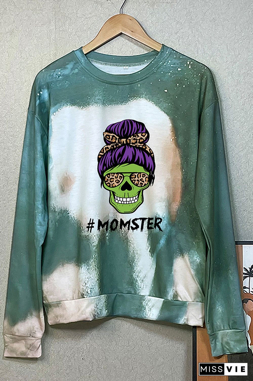 Halloween Momster skull Sweatshirt Women Wholesale