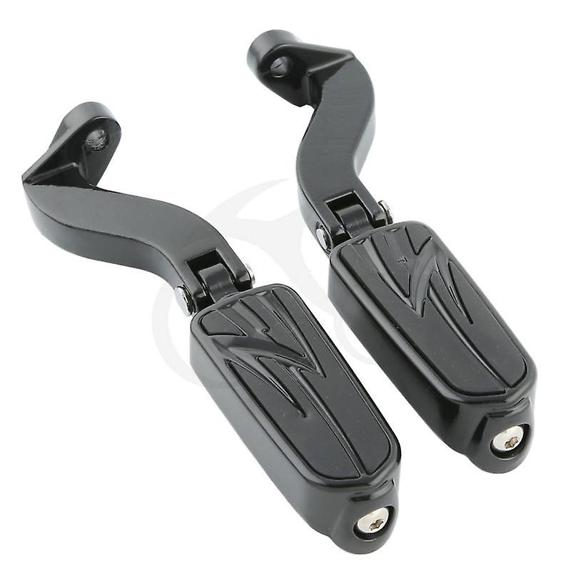 Born Pretty Male Mount Foot Pegs Footrests W/ Brackets For Harley Touring Glide 1993-2016