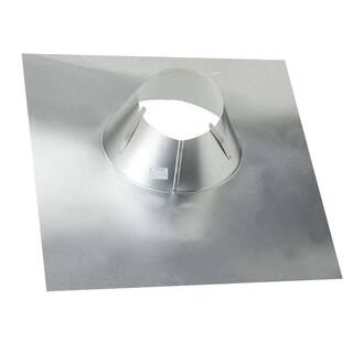 Gibraltar Building Products 4 in. Aluminum Code Cap Base Vent Pipe Flashing CC4B