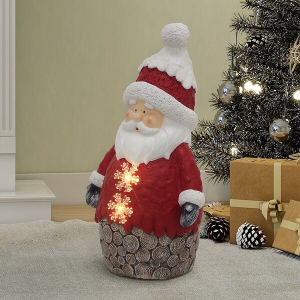 Christmas Santa Resin Statue