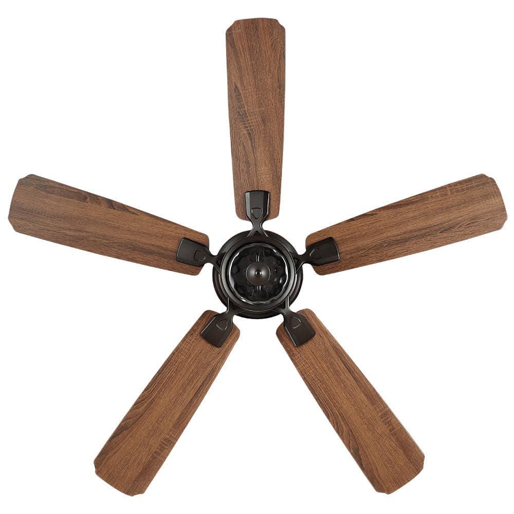 Home Decorators Collection Pine Meadows 52 in IndoorOutdoor LED Bronze Damp Rated Downrod Ceiling Fan with Dimmable Light Kit and Remote Control