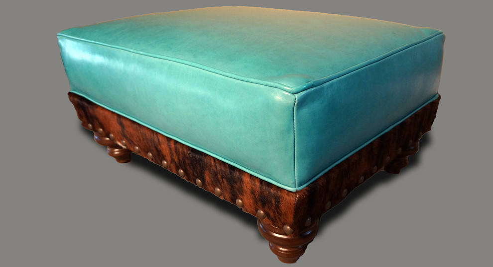 quotDurango II quotMedium Ottoman   Southwestern   Footstools And Ottomans   by Great Blue Heron Furniture  Houzz