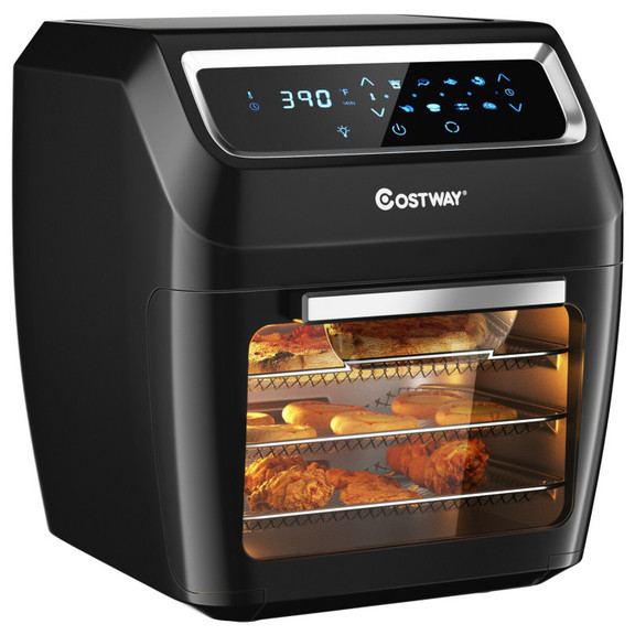 Costway 64037258 1700W Electric Air Fryer Oven 8 I...