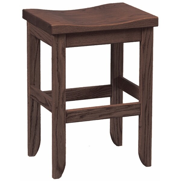 Oak Bar Stool with S-Top