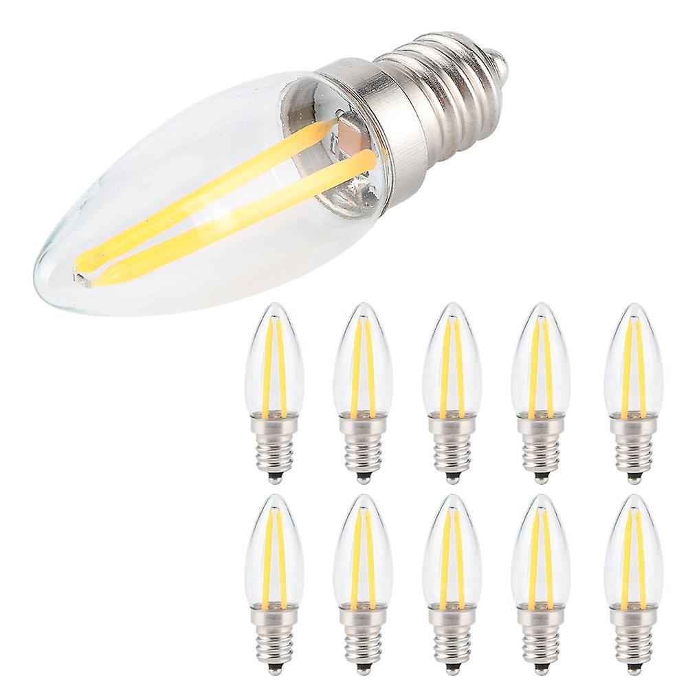 10Pcs E12 1.5W AC230V Long ment Mini LED Light Bulbs for Home Car Landscape Lighting