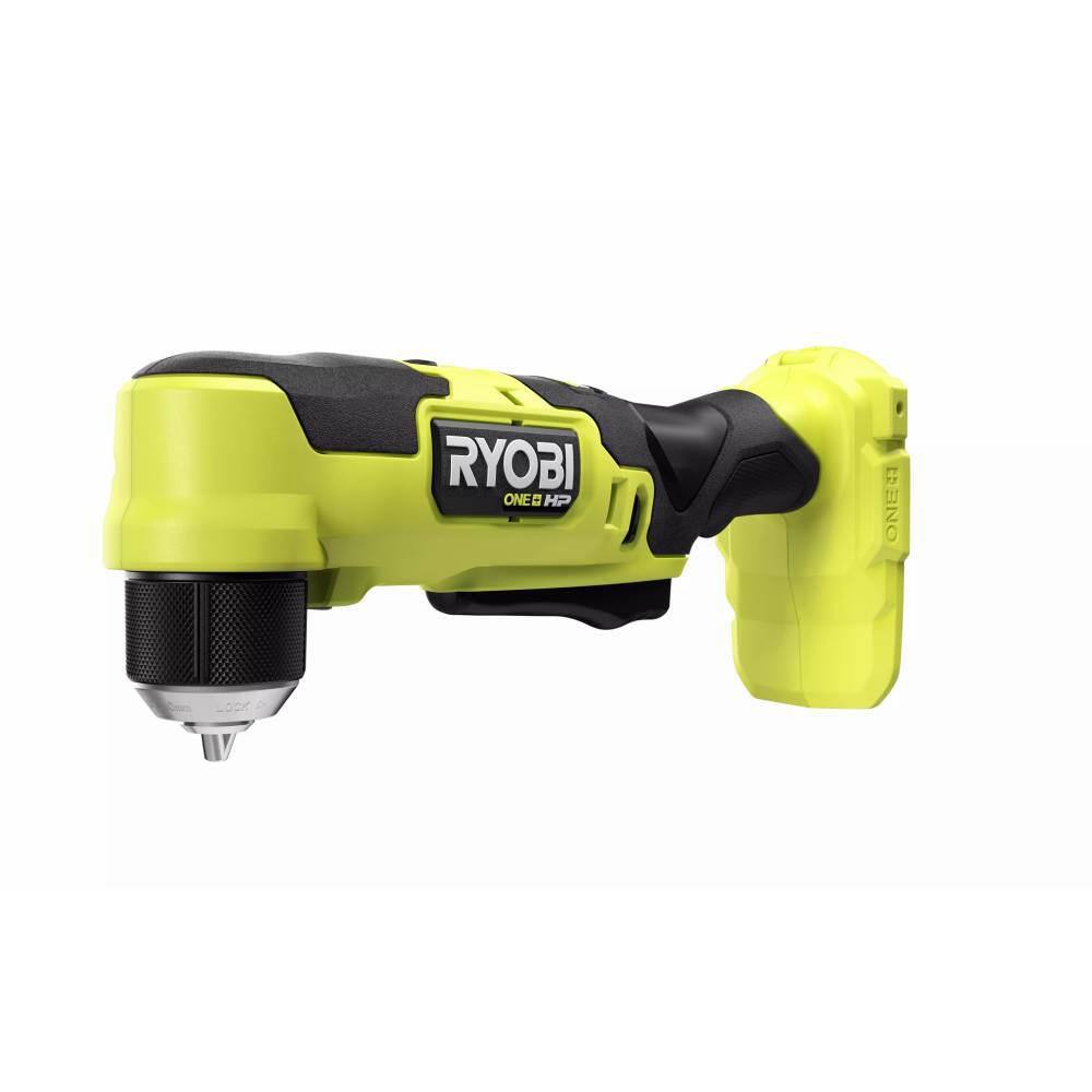 RYOBI ONE+ HP 18V Brushless Cordless Compact 38 in. Right Angle Drill w FREE 4.0 Ah HIGH PERFORMANCE Battery  Charger PSBRA02B-PSK014