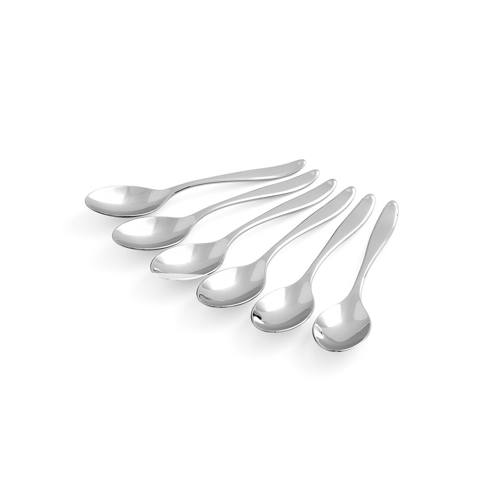 Portmeirion Sophie Conran Floret Dessert Spoons Set of 6   6.5 Inches