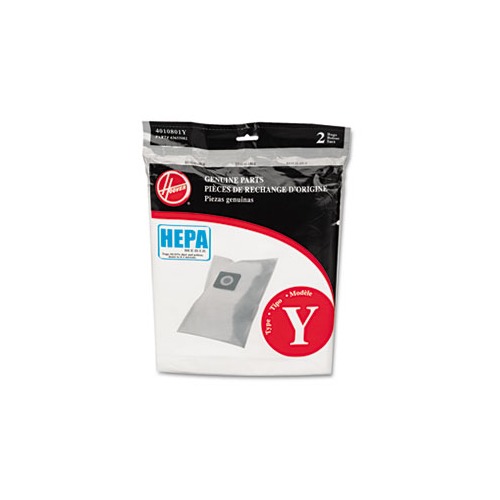 Hoover Commercial HEPA Y Filtration Bags for Hoover Upright Cleaners  HVRAH10040