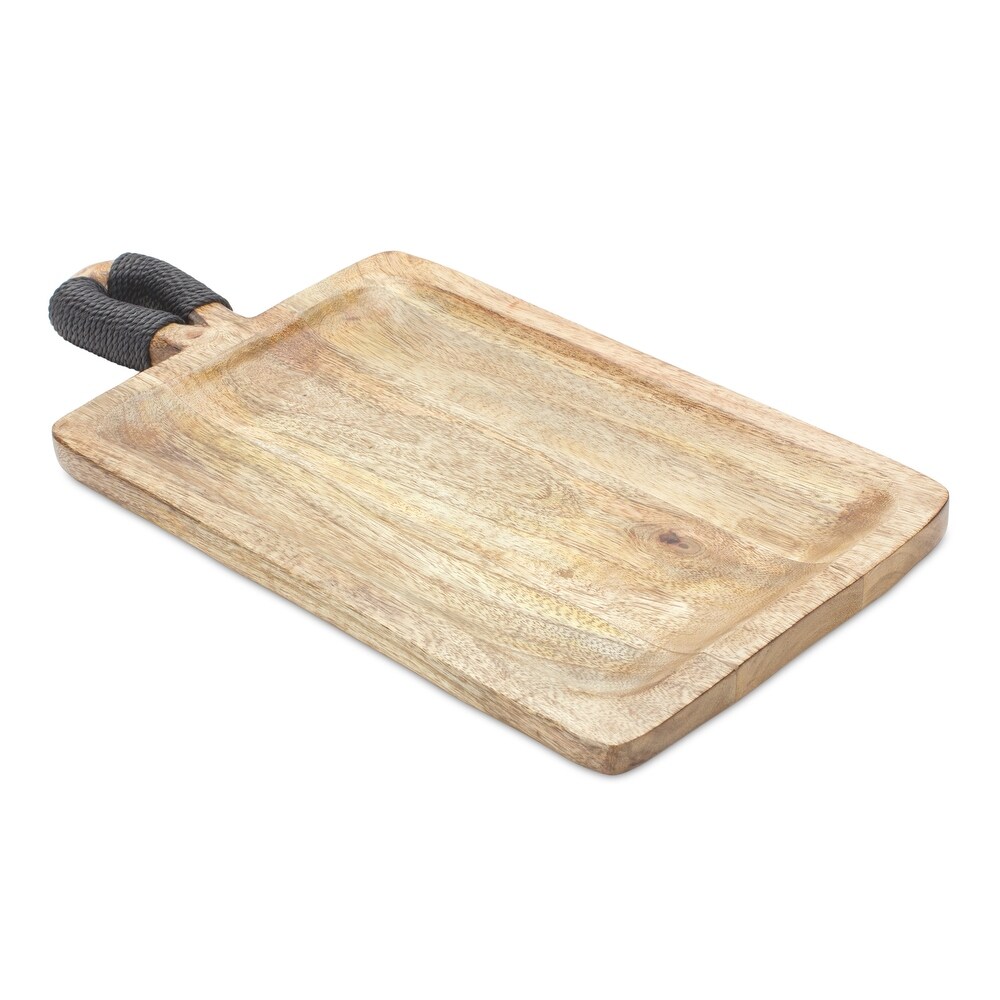 Mango Wood Tray (Set of 2)   15.75 x 7.75 x 1