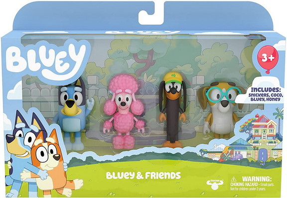 Moose Toys MOT 13013 C Bluey   Friends Action Figu...