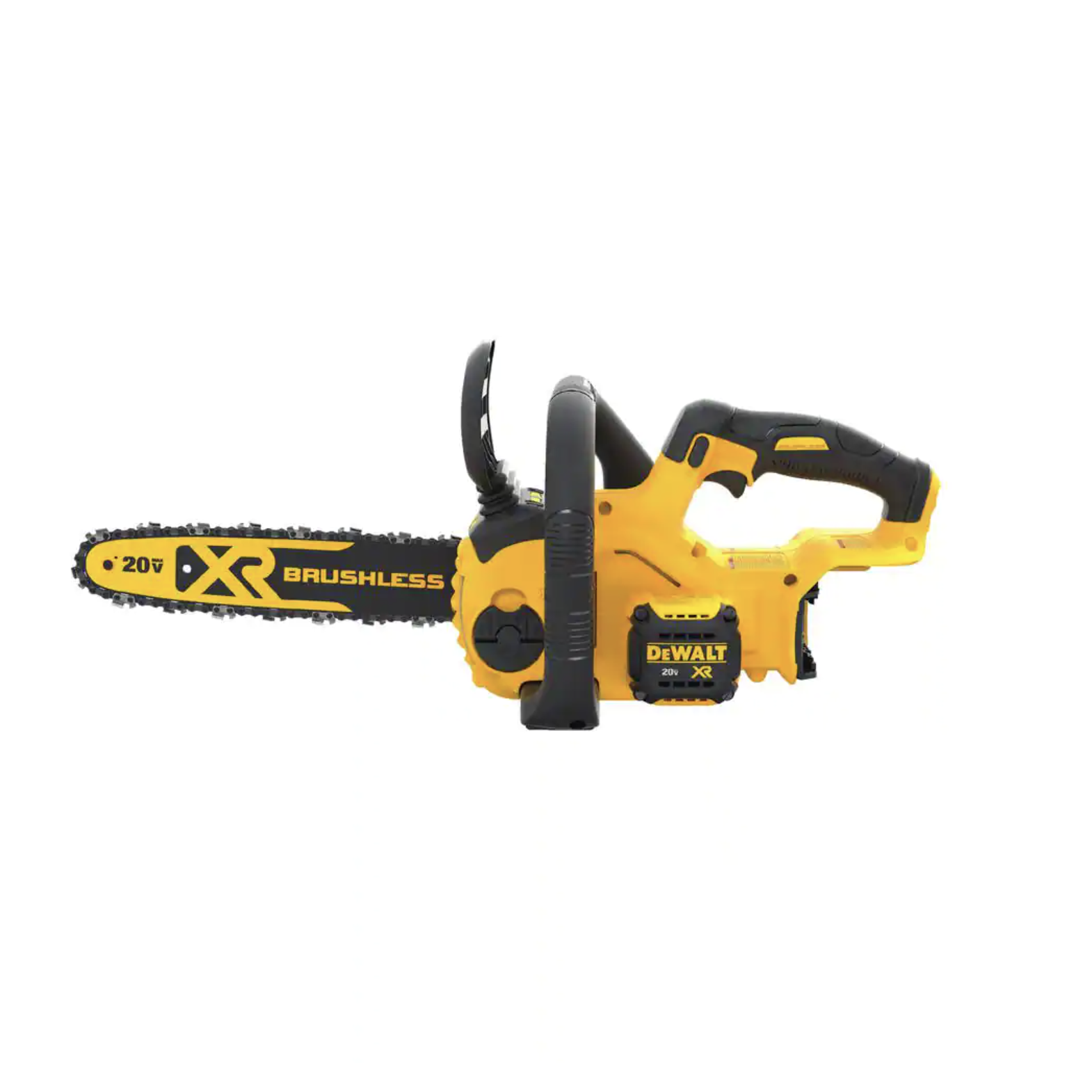 Dewalt 20V MAX 12in. Brushless Cordless Battery Powered Chainsaw， Tool Only， 45 Link (DCCS620BW1DT612)