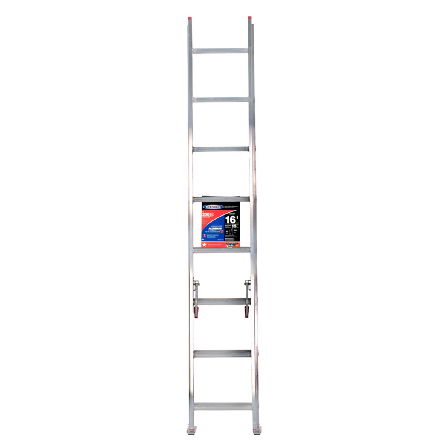 Werner 16-foot Aluminum Extension Ladder Type III 200 lb. capacity