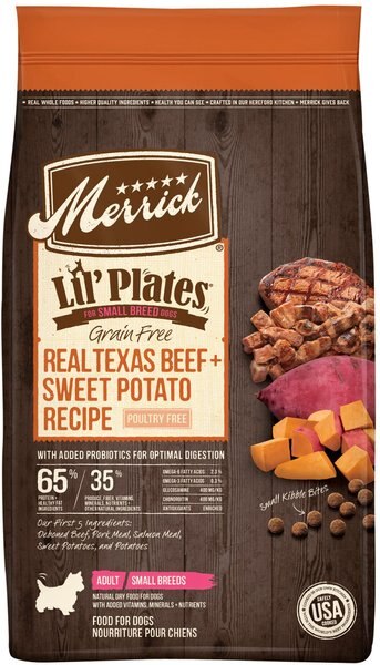 Merrick Lil' Plates Grain-Free Chicken-Free Real Beef and Sweet Potato Dry Dog Food