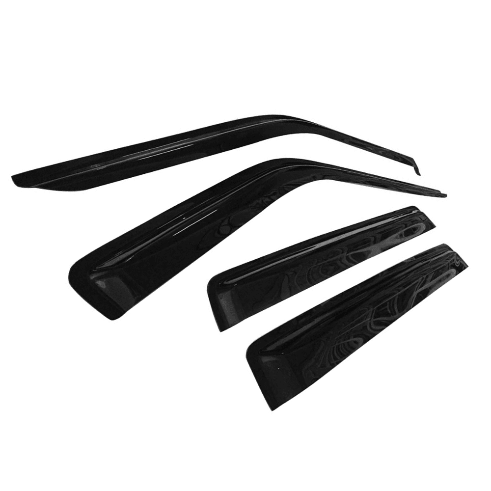 Ikon Motorsports Window Visor Deflector Fit 93-98 Jeep Grand Cherokee Acrylic 4Pc Outside Mount 93 94 95 96 97 98