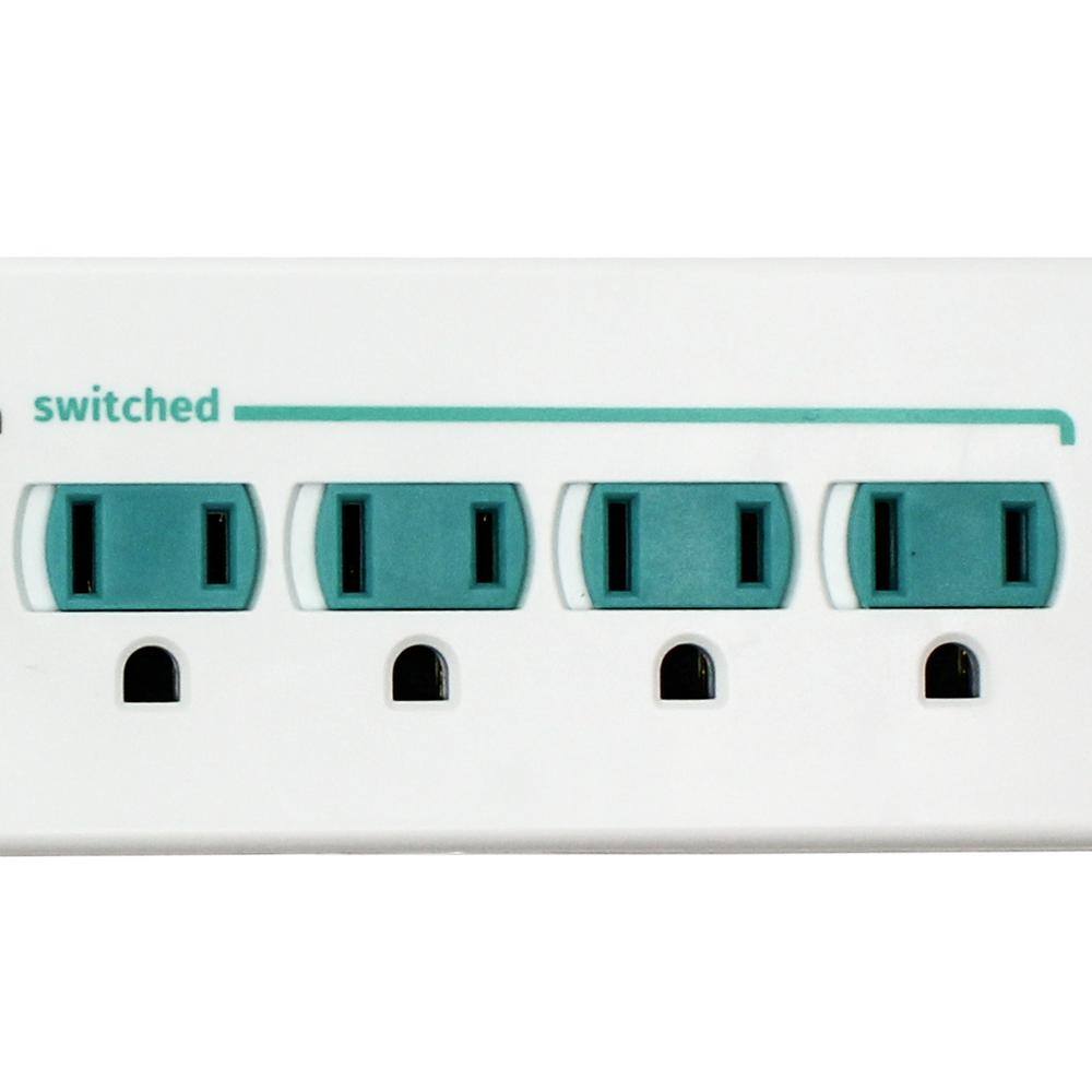 Simply Conserve 3 ft. 7-Outlet Energy-Saving Advanced Surge Protector SC73T1