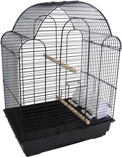 YML Shell Top Bird Cage with Perch