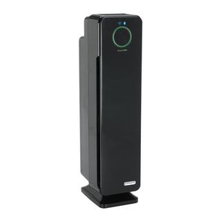 GermGuardian 28 in. Smart Elite 4-in-1 Air Purifier with True HEPA filter and Wifi for Medium Rooms up to 181 Sq. Ft. Black CDAP5500BCA