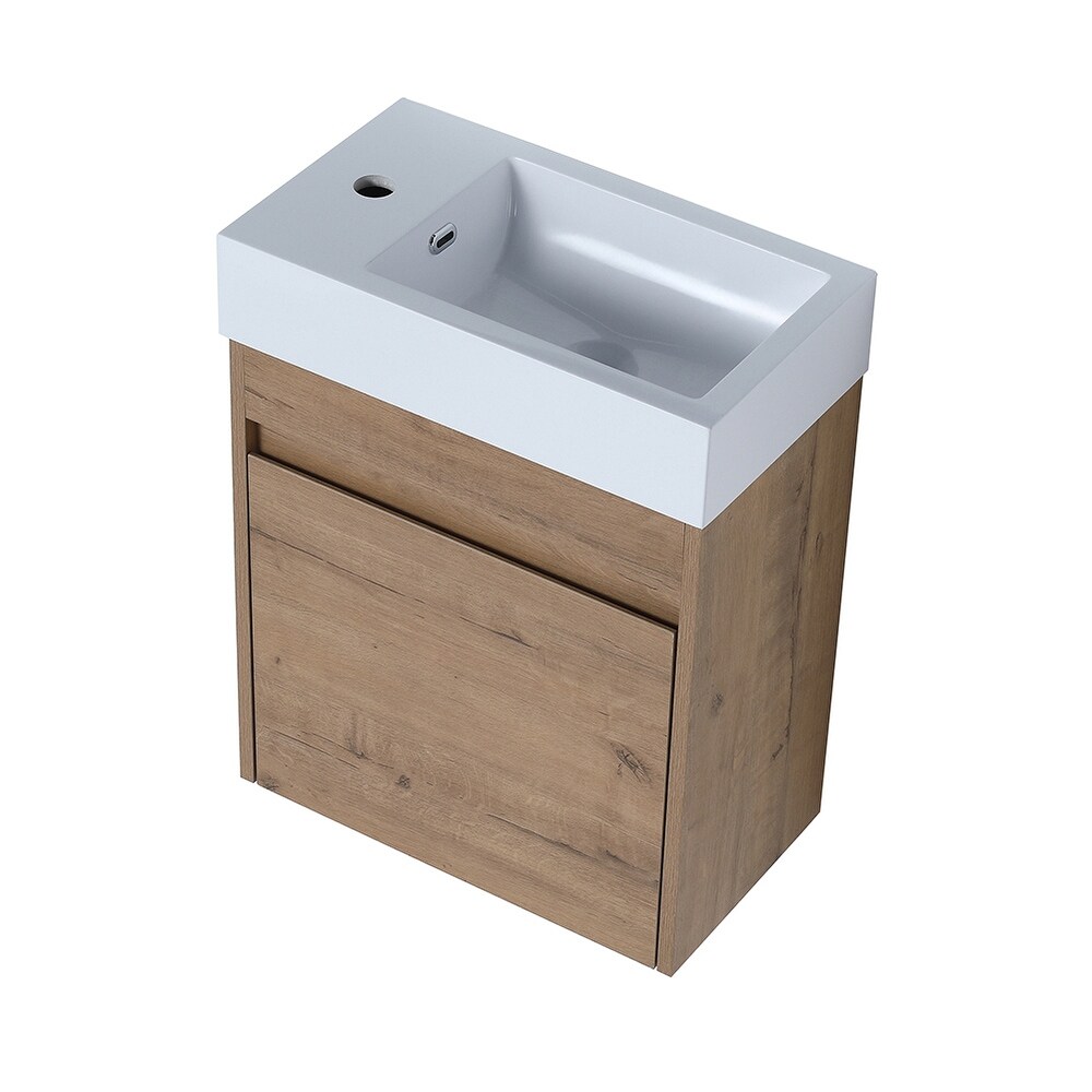 Bathroom Vanity For Small Bathroom With Single Sink Soft Close Doors