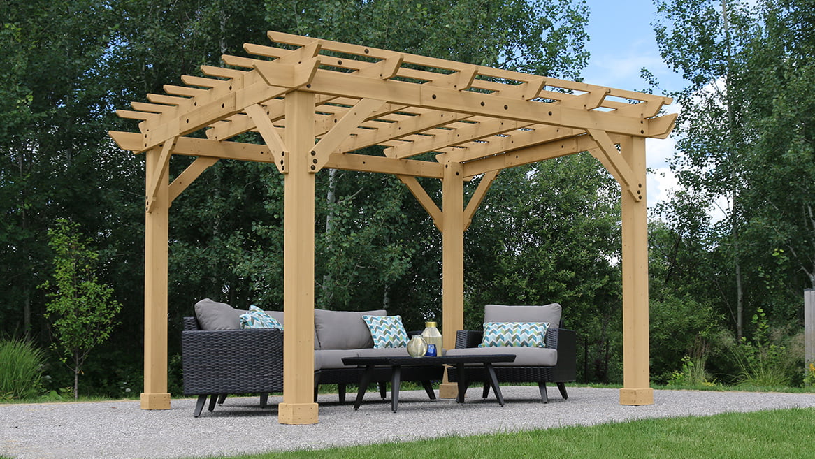 Yardistry 10' x 12' Meridian Cedar Pergola