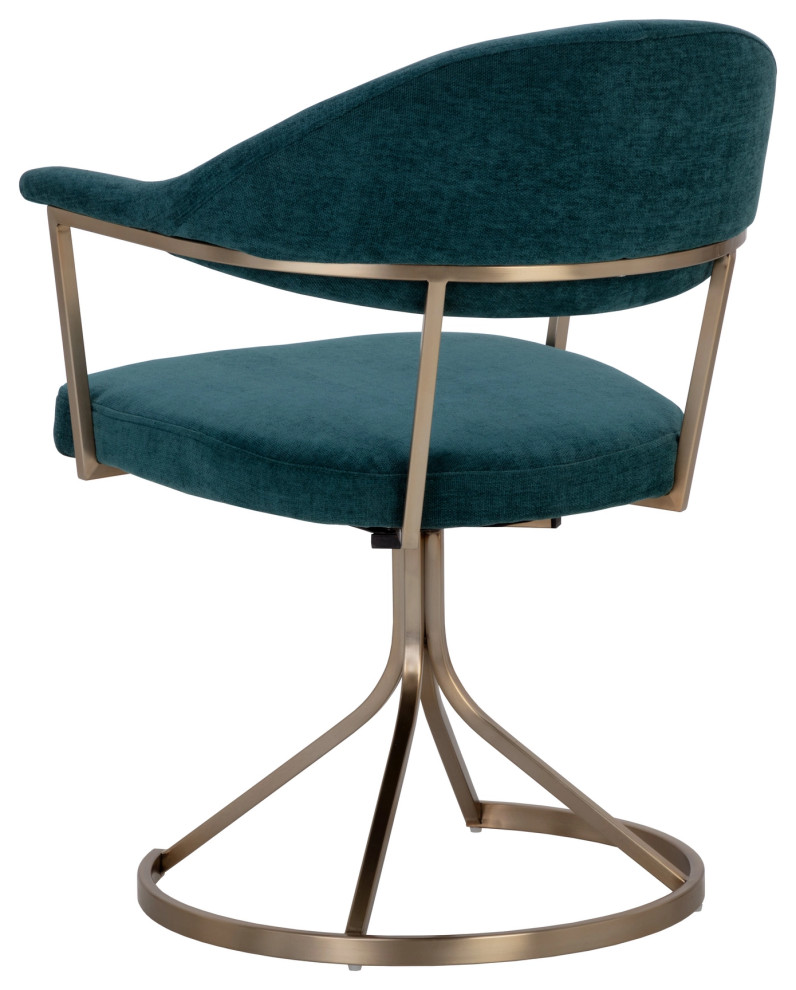 Bexley Swivel Dining Chair   Contemporary   Dining Chairs   by Sunpan Modern Home  Houzz