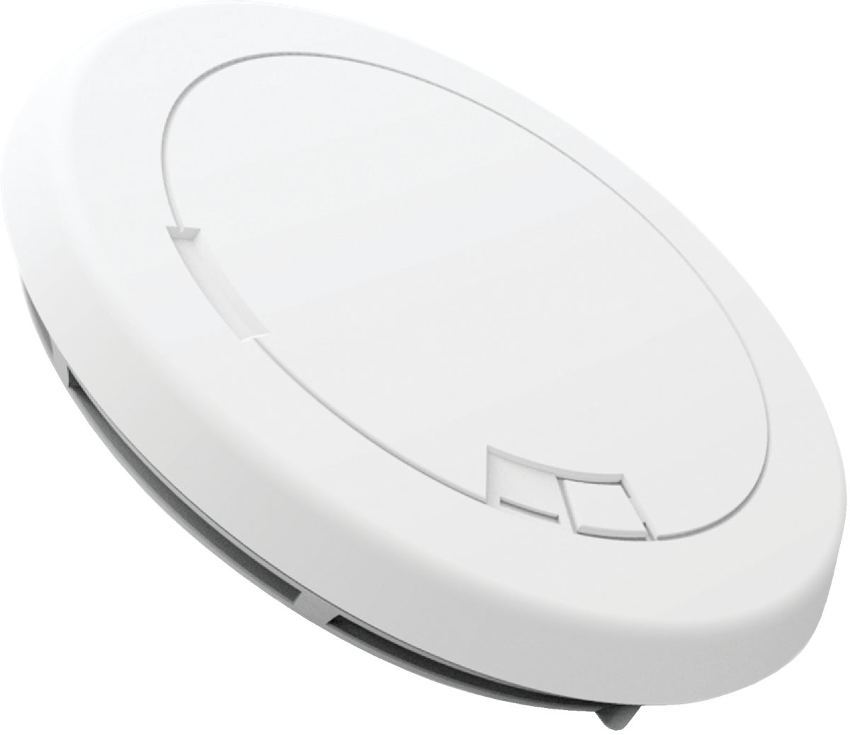 First Alert Slim Round Photoelectric Smoke Alarm White