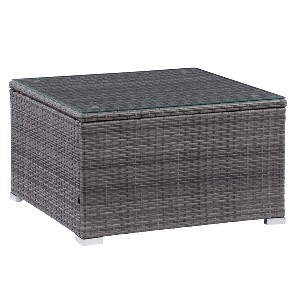 Parksville Square Patio Coffee Table，Grey