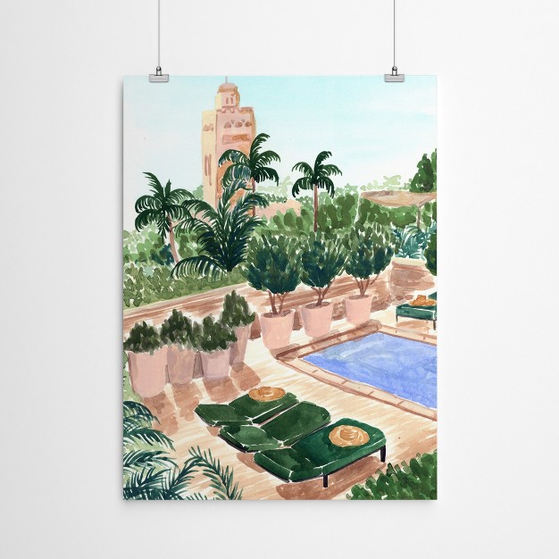 Americanflat Botanical Modern Moroccan Hotel By Sabina Fenn Poster