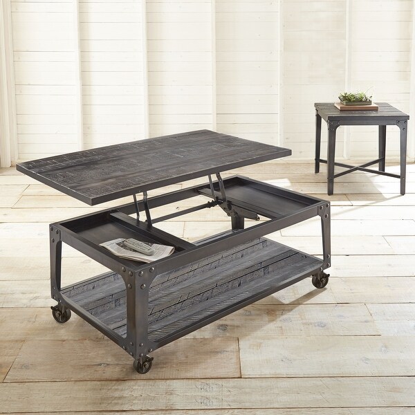 Springdale Brown Industrial-style End Table by Greyson Living