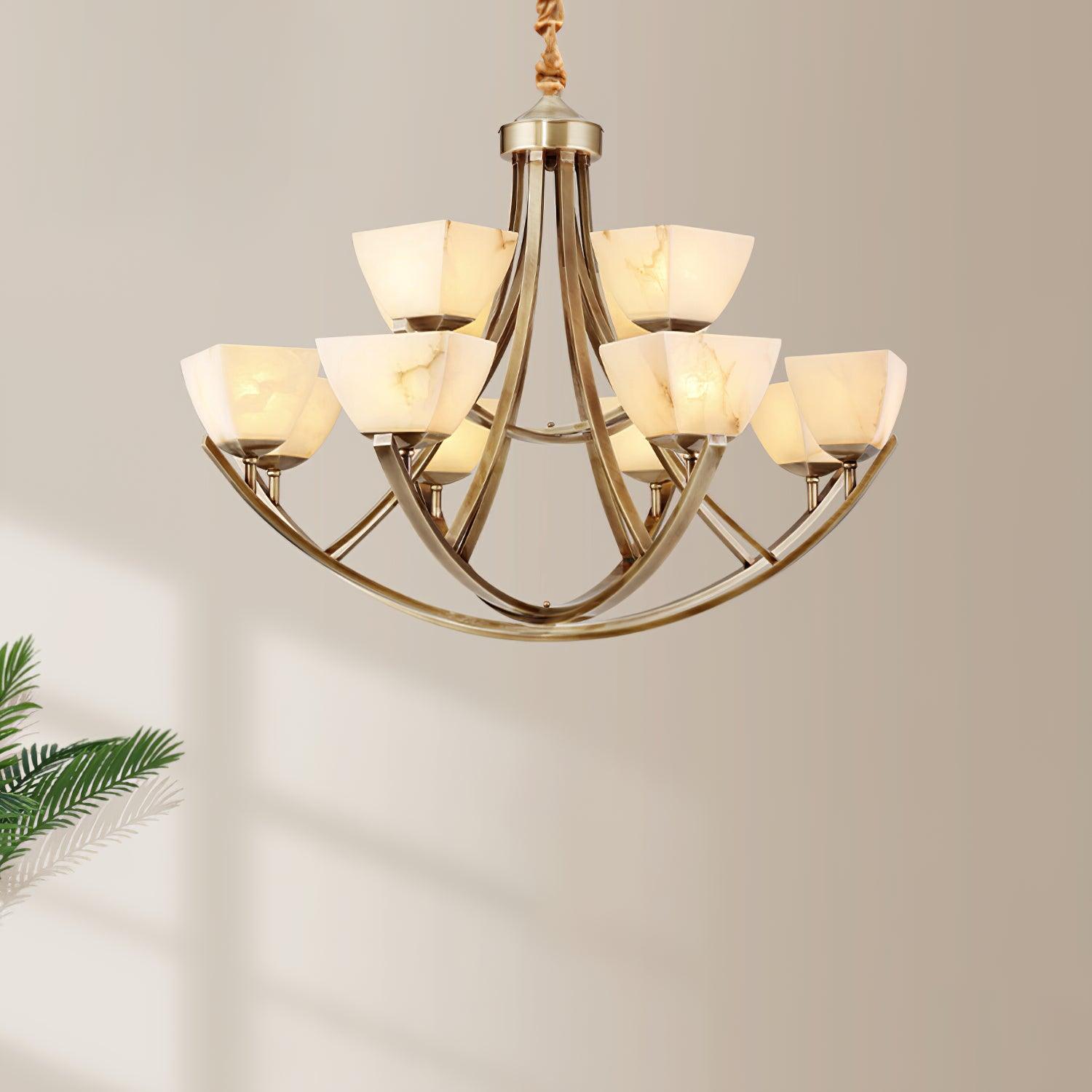 Dover Brass Chandelier