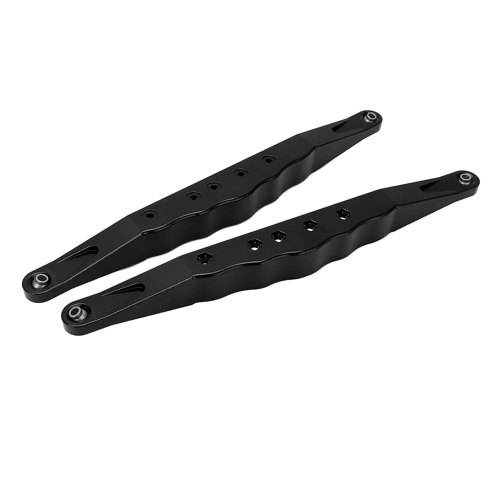 2pcs Rc Aluminum Alloy Rear Lower Trailing Arms For Losi Super Baja Rey 2.0 1/6 Rc Short Course Off Road Carblack