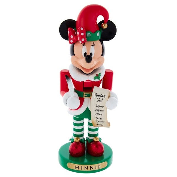 Kurt Adler 10Inch Disney Minnie The Elf Nutcracker