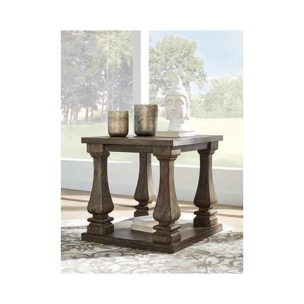 Johnelle End Table - Gray