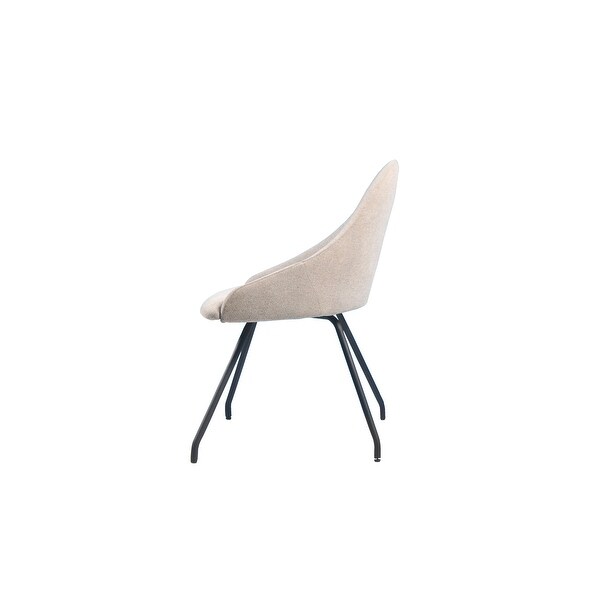 Ice Harmony Upholstery Dining Chair with Round Legs (Set of 2) - 22