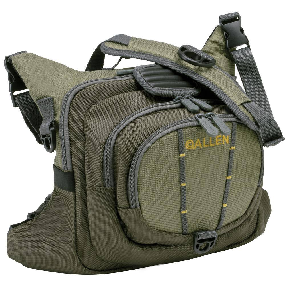 Allen Boulder Creek Fly Fishing Chest Pack Fits up to 6 TackleFly Boxes 6345