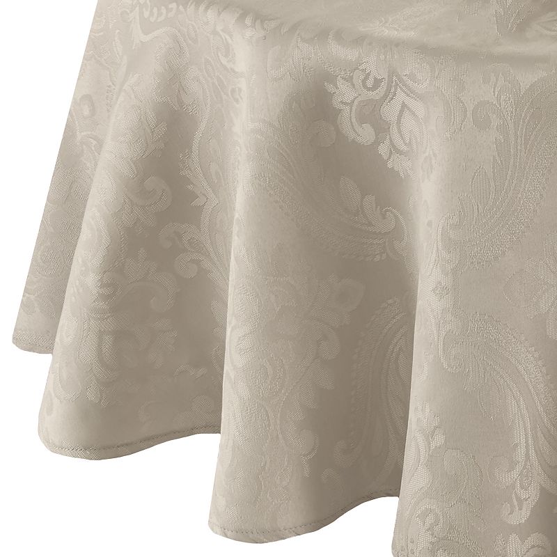 Elrene Home Fashions Caiden Elegance Damask Round Tablecloth