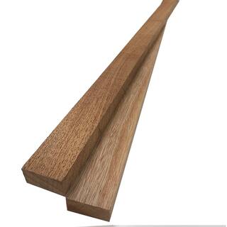 Swaner Hardwood 1 in. x 2 in. x 8 ft. African Mahogany S4S Board (2-Pack) OL04011696MA