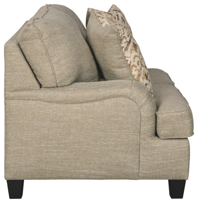 Signature Design by Ashley Almanza Loveseat in Wheat   Transitional   Loveseats   by Homesquare  Houzz