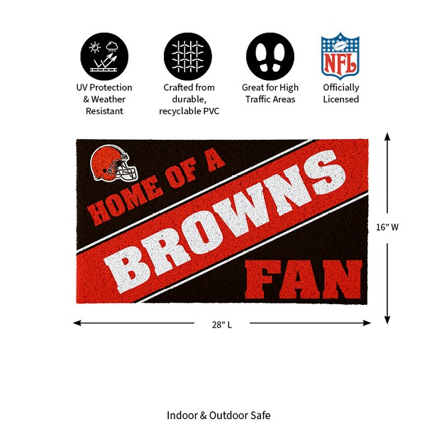 Evergreen Cleveland Browns Pvc Mat Color