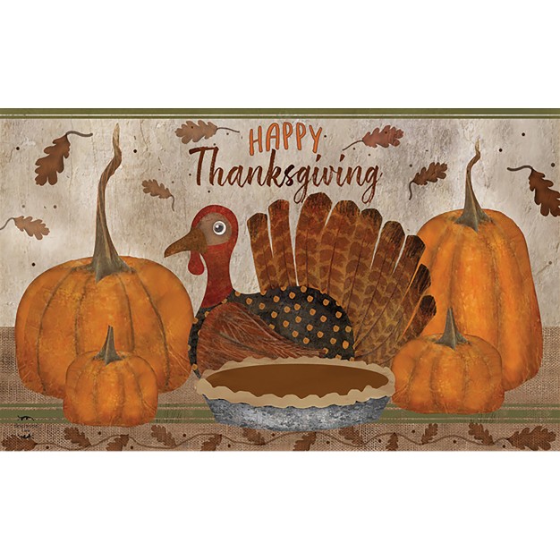 Briarwood Lane Gather Together Thanksgiving Doormat Primitive Pum