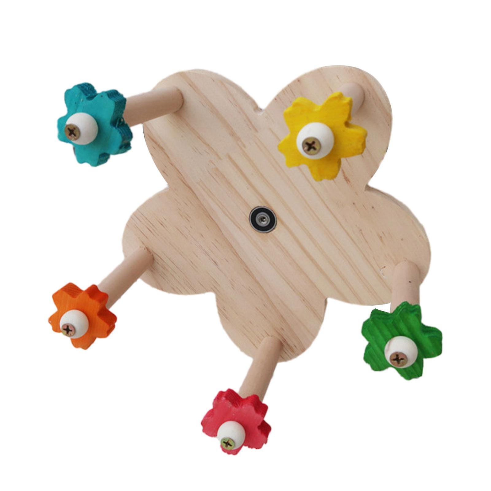 Bird Parrot Perch Wheel Toy Durable For Cockatiels Parakeet Parrot Lovebirds