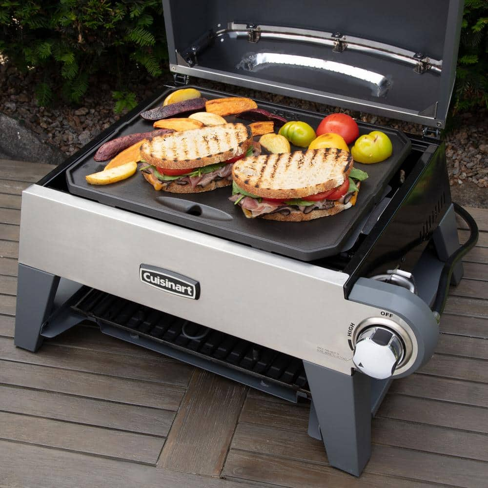 Cuisinart 3-In-1 Propane Tank Griddle and Grill Outdoor Pizza Oven CGG-403