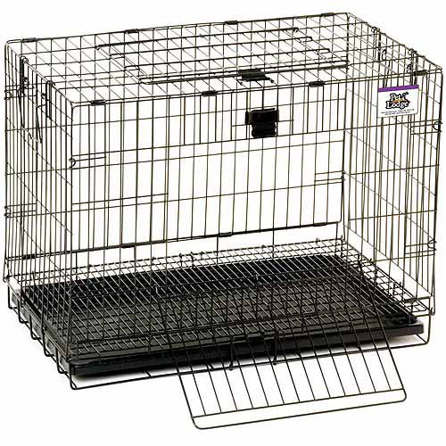 Miller Pet Lodge Small Metal Rabbit Hutch Black 25 in. H X 16 in. W X 19 in. D