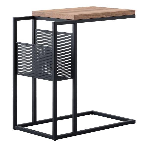 Clyde 20'' Wide Rectangular Side Table in Blackened Bronze