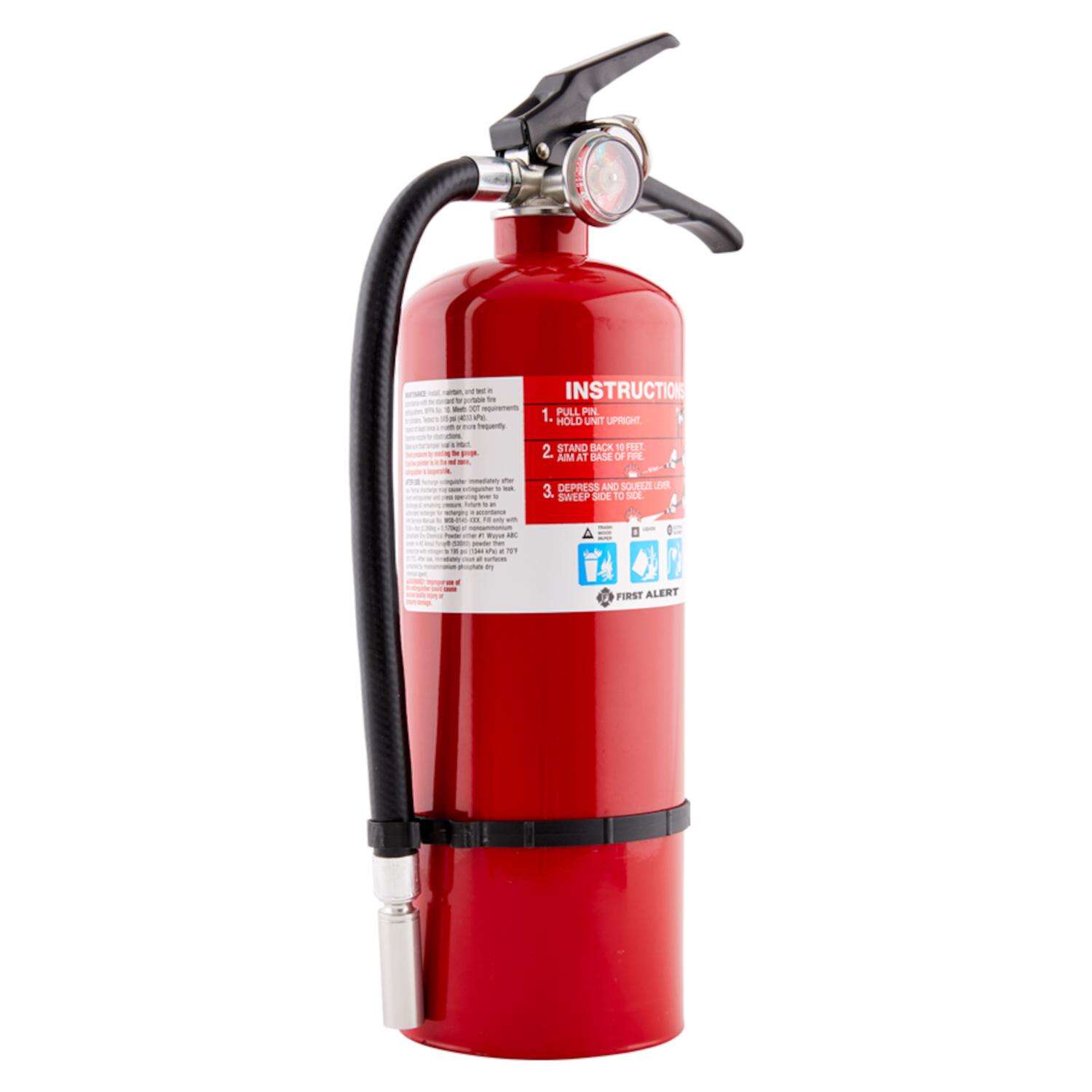 First Alert Pro Series 5 lb Fire Extinguisher For Household OSHA/US Coast Guard Agency Approval