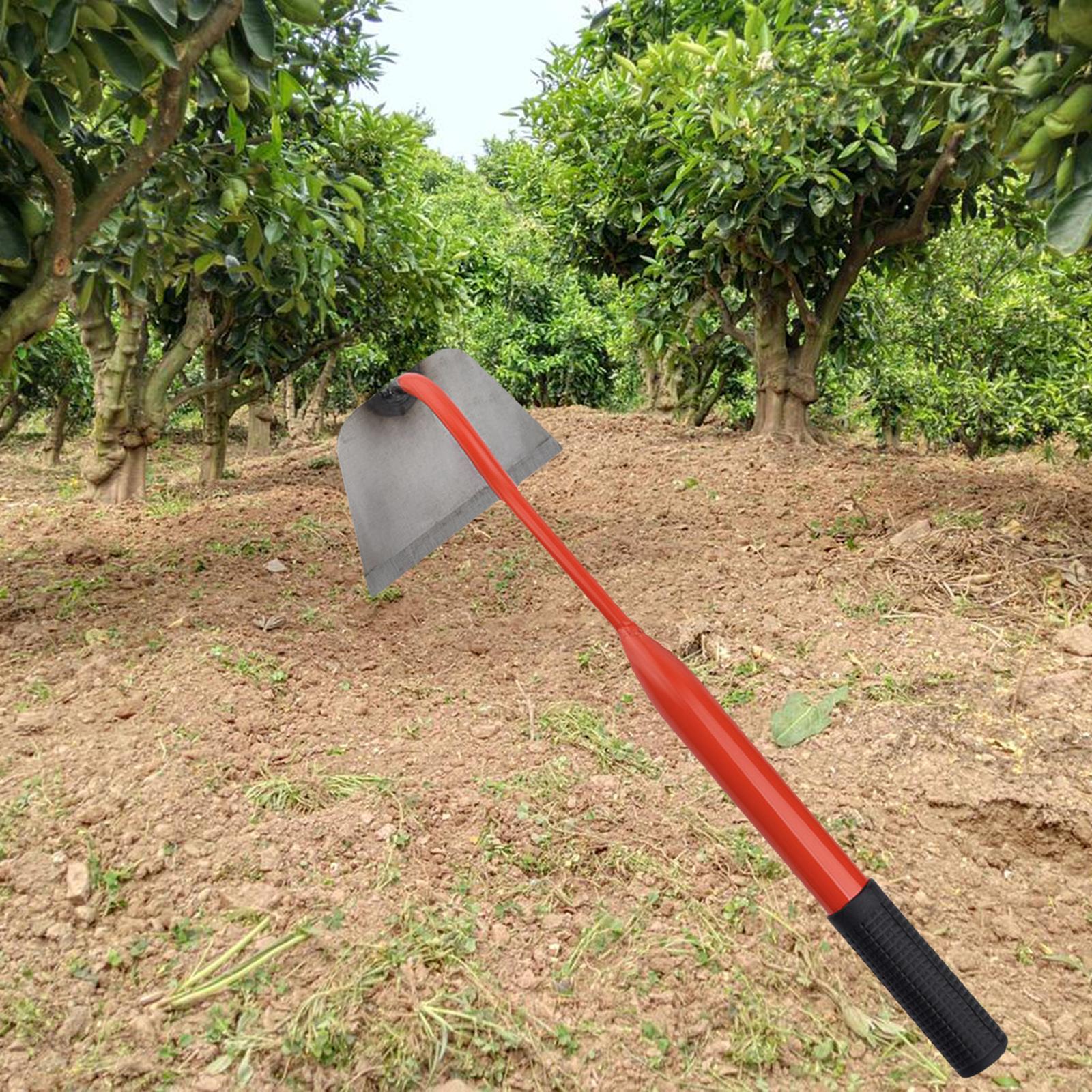 Hoe with Handle, Garden Tool for Digging, Weeding, Gardening and 12cm