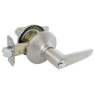 Defiant Olympic Stainless Steel Classic Keyed Entry Door Handle Lock LG600B