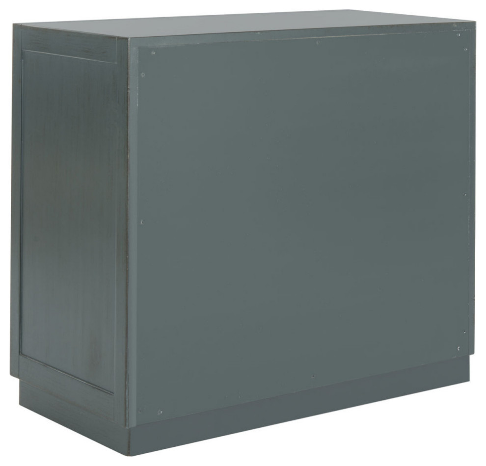 Rolanda 3 Drawer Chest Steel Teal   Modern   Accent Chests And Cabinets   by Virgil Stanis Design  Houzz