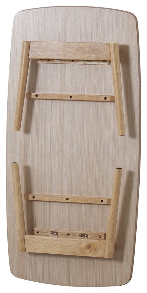 Wooden Folding Legs Coffee Center Table   Midcentury   Coffee Tables   by Imtinanz  LLC  Houzz