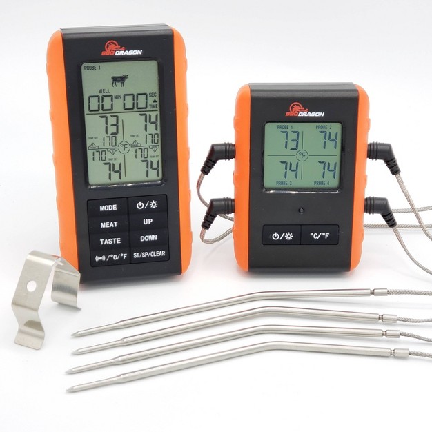 Bbq Dragon 4 Probe Wireless Meat Thermometer